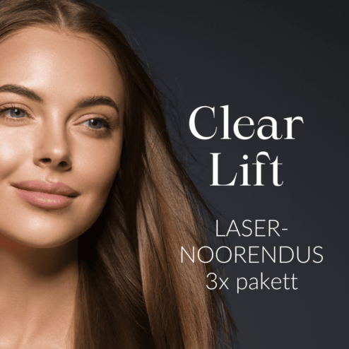 Lasernoorendus Clear Lift, 3x pakett tervele näole
