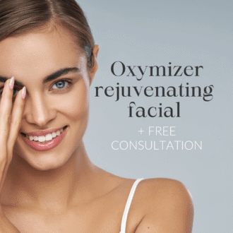 Oxymizer noorendav näohooldus + TASUTA konsultatsioon web 1080x1080px ENG